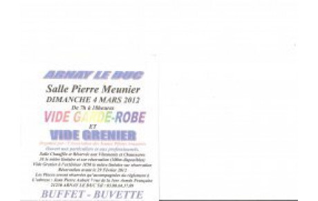 2012-Dimanche 4 Mars VIDE GARDE ROBE