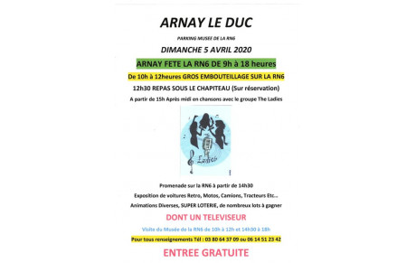 2020/08/16  14ème FÊTE DE LA RN6 et GROS EMBOUTEILLAGE