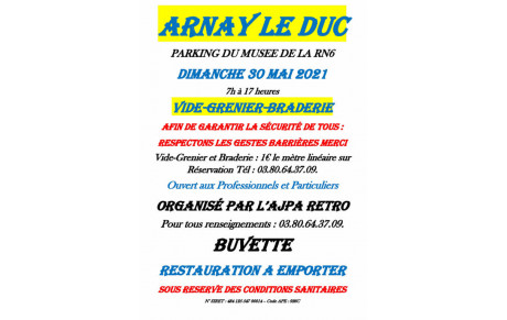 2021/05/30 VIDE GRENIER BRADERIE