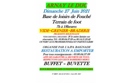 2021/06/27  VIDE GRENIER BRADERIE