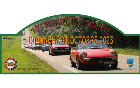 17 ème Ronde de l'Amitié - 1er octobre 2023